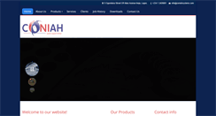 Desktop Screenshot of coniahsystems.com